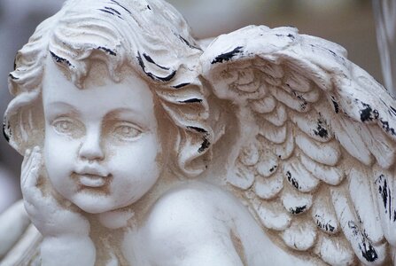 Guardian angel white deco