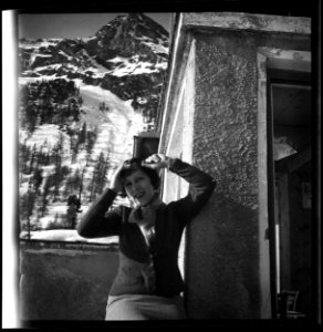 CH-NB - Schweiz, Engadin- Menschen - Annemarie Schwarzenbach - SLA-Schwarzenbach-A-5-08-226