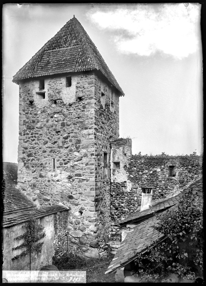 CH-NB - Stein am Rhein, Turm, vue partielle extérieure - Collection Max van Berchem - EAD-6982