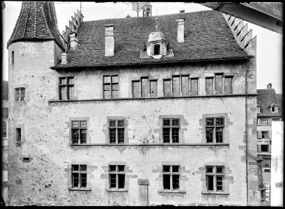 CH-NB - Sursee, Rathaus, Fassade, vue partielle - Collection Max van Berchem - EAD-6774