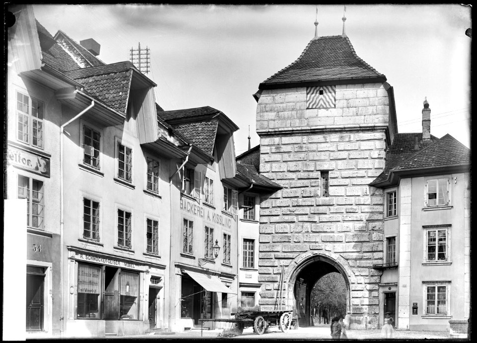 CH-NB - Solothurn, Baseltor, vue d'ensemble - Collection Max van Berchem - EAD-6924