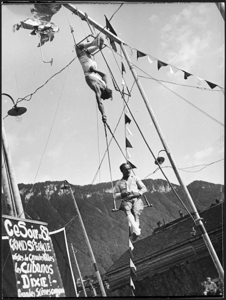 CH-NB - Schweiz- Zirkus Lokalisierung unsicher - Annemarie Schwarzenbach - SLA-Schwarzenbach-A-5-18-135