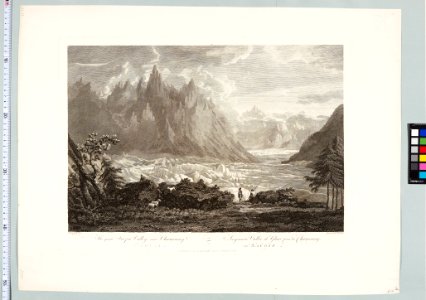 CH-NB - The great Frozen Valley near Chamouny, in Savoy = La grande Vallée de Glace pres de Chamouny, en Savoie - Grafiken Orts- und Landschaftsansichten - GS-GRAF-ANSI-F-51