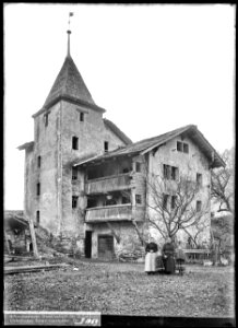 CH-NB - Sierre, Maison de Riedmatten, vue d'ensemble - Collection Max van Berchem - EAD-7648