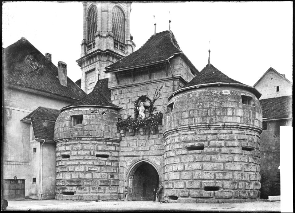 CH-NB - Solothurn, Baseltor, vue d'ensemble - Collection Max van Berchem - EAD-6923