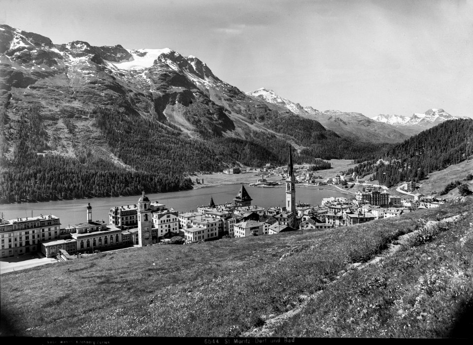 CH-NB - St. Moritz, Ortsgesamtansicht - EAD-WEHR-6544-B