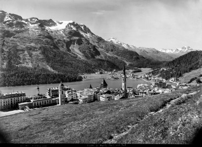 CH-NB - St. Moritz, Ortsgesamtansicht - EAD-WEHR-6544-B