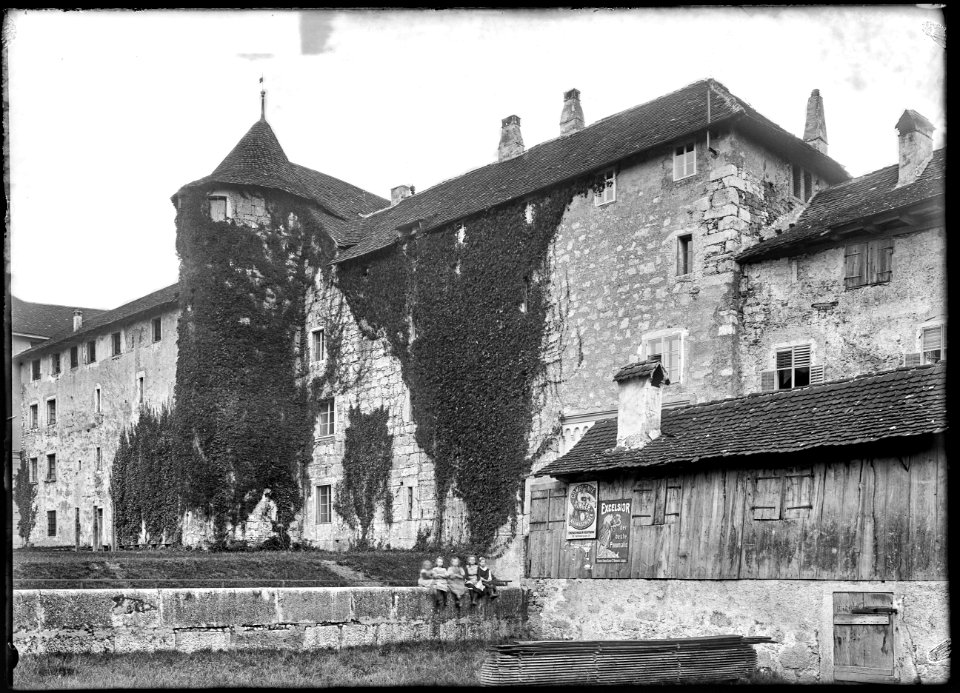 CH-NB - Solothurn, Ringmauer, vue partielle - Collection Max van Berchem - EAD-6918