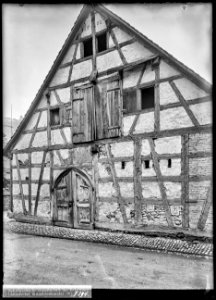 CH-NB - Stein am Rhein, Scheune, Fassade, vue partielle extérieure - Collection Max van Berchem - EAD-6981