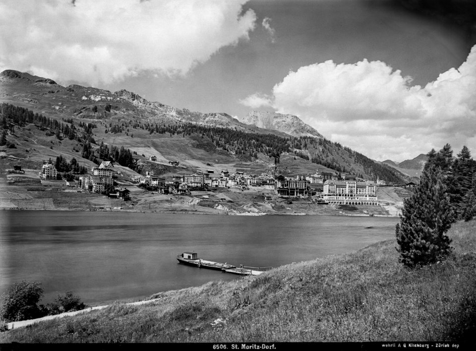 CH-NB - St. Moritz Dorf, Ortsansicht - EAD-WEHR-6506-B