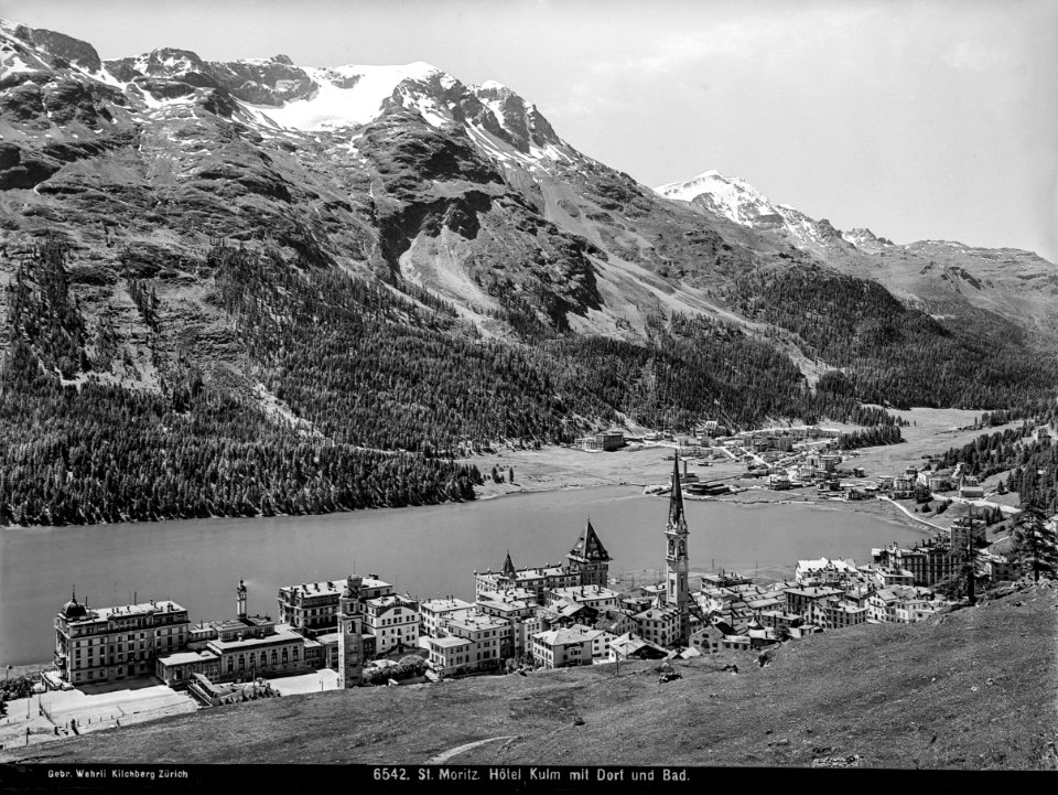 CH-NB - St. Moritz, Ortsgesamtansicht - EAD-WEHR-6542-B