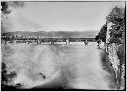 CH-NB - Stein am Rhein, Holzbrücke, vue d'ensemble - Collection Max van Berchem - EAD-7101