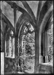 CH-NB - Stein am Rhein, Kloster Sankt-Georgen, Kreuzgang, vue partielle - Collection Max van Berchem - EAD-6984
