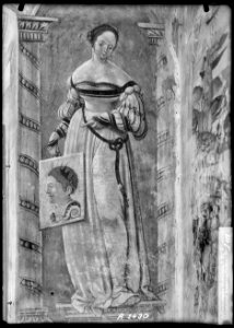 CH-NB - Stein am Rhein, Kloster Sankt-Georgen, Wandmalerei, vue partielle - Collection Max van Berchem - EAD-6995