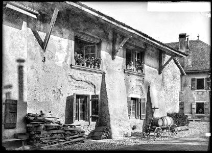 CH-NB - Trélex, Maison François Saugy, vue partielle - Collection Max van Berchem - EAD-7562