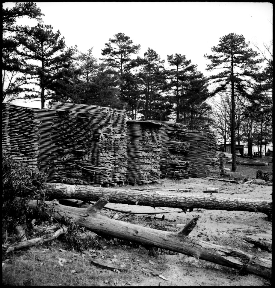 CH-NB - USA, Cumberland Mountains-TN- Sägerei - Annemarie Schwarzenbach - SLA-Schwarzenbach-A-5-09-042