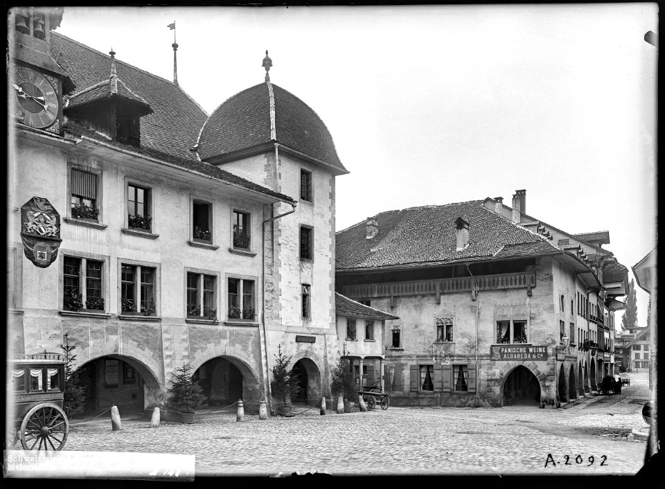 CH-NB - Thun, Rathaus, vue partielle intérieure - Collection Max van Berchem - EAD-6707