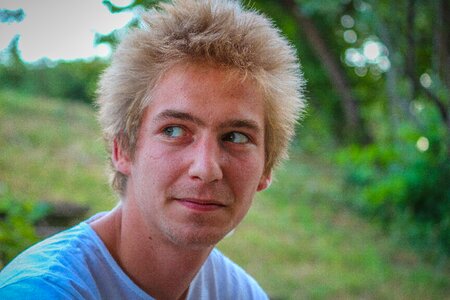 Kid male caucasian