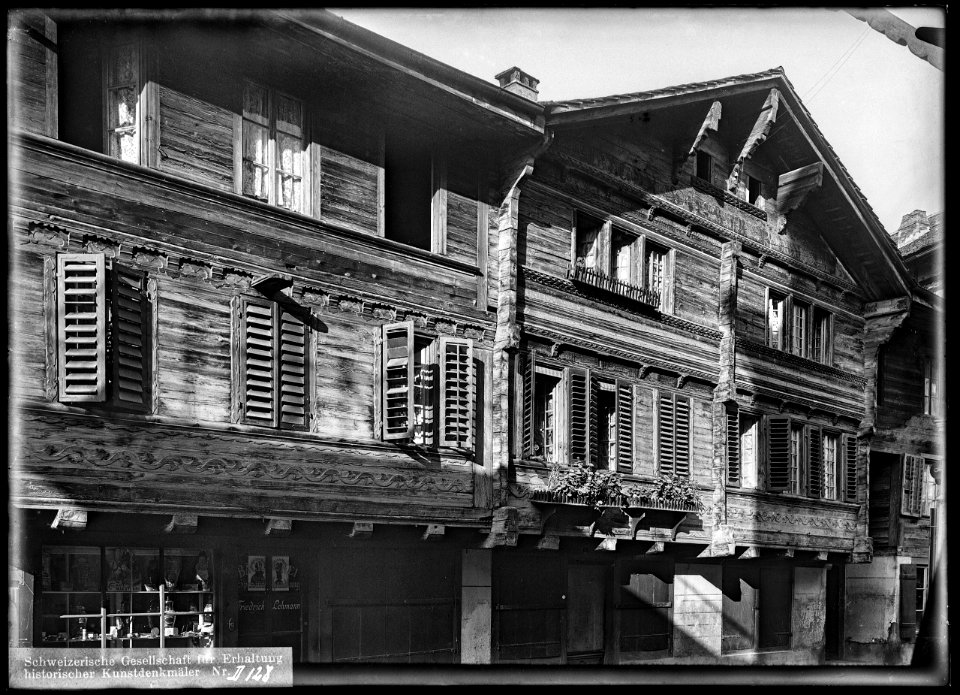 CH-NB - Unterseen, vue partielle - Collection Max van Berchem - EAD-6710