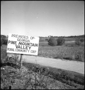 CH-NB - USA, Pine Mountain Valley-GA- Landschaft - Annemarie Schwarzenbach - SLA-Schwarzenbach-A-5-11-112