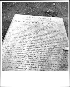 CH-NB - USA, Charleston-SC- Grabsteine - Annemarie Schwarzenbach - SLA-Schwarzenbach-A-5-11-289