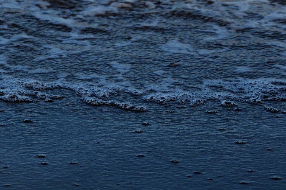 Water sea blue bubbles