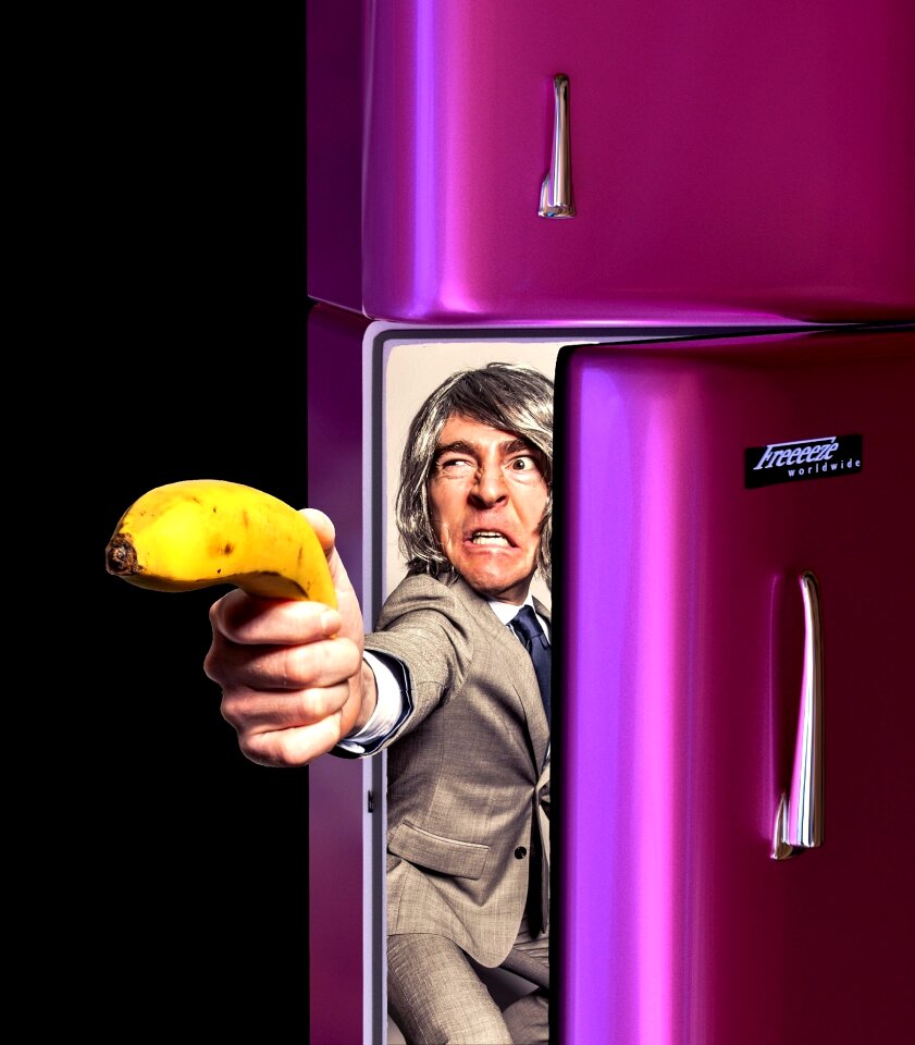 Refrigerator man funny