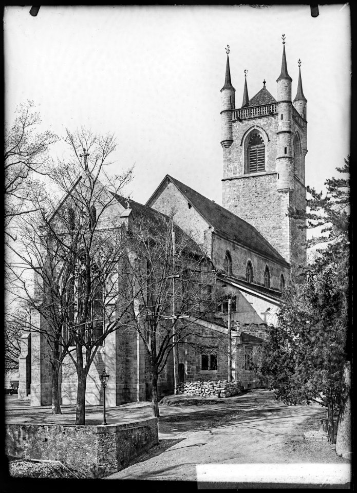 CH-NB - Vevey, Eglise Saint-Martin, vue d'ensemble - Collection Max van Berchem - EAD-7564