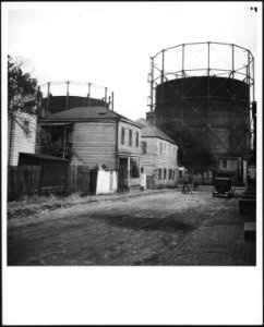 CH-NB - USA, Savannah-GA- Häuser - Annemarie Schwarzenbach - SLA-Schwarzenbach-A-5-11-097