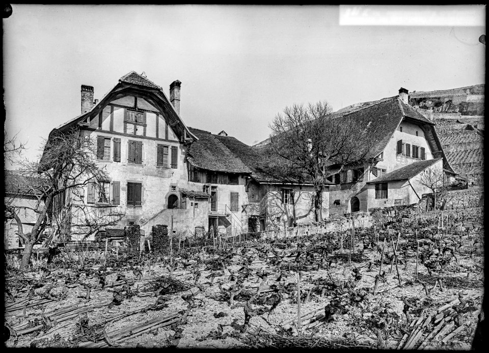 CH-NB - Villette, Maison, vue d'ensemble - Collection Max van Berchem - EAD-7574