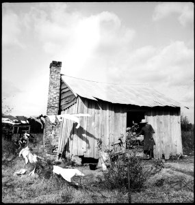 CH-NB - USA, zwischen Montgomery-AL und Columbus-GA- Hütte - Annemarie Schwarzenbach - SLA-Schwarzenbach-A-5-11-057