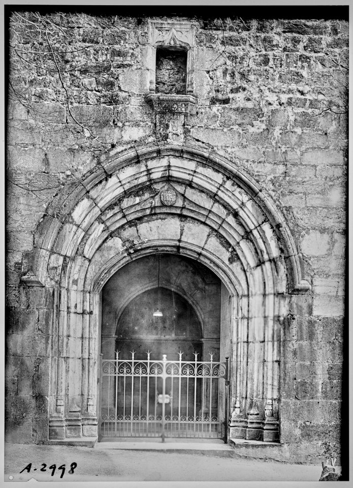 CH-NB - Vevey, Eglise Saint-Martin, Portail, vue d'ensemble - Collection Max van Berchem - EAD-7565