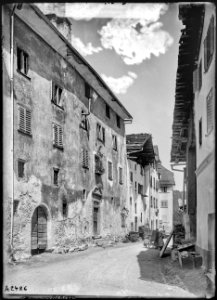 CH-NB - Valendas, Haus, Fassade, vue partielle - Collection Max van Berchem - EAD-7051