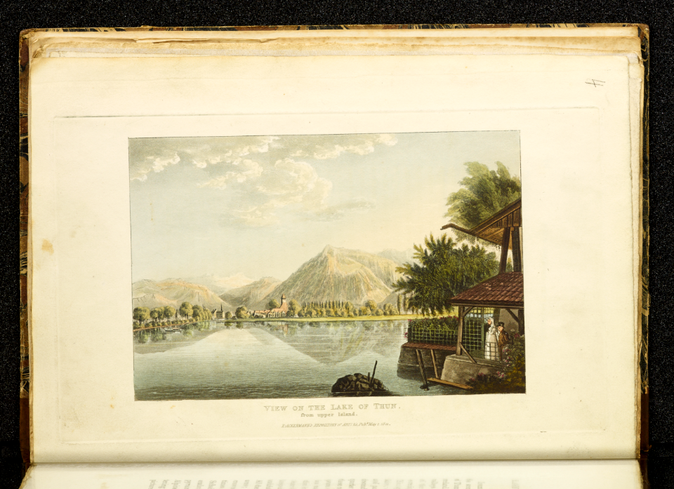 CH-NB - View on the Lake of Thun from upper Island - Collection Gugelmann - GS-GUGE-204-40