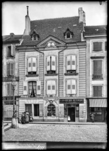 CH-NB - Yverdon-les-Bains, Maison, vue d'ensemble - Collection Max van Berchem - EAD-7588