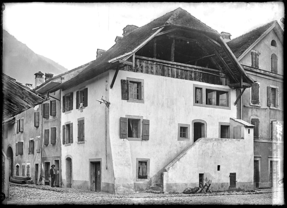 CH-NB - Villeneuve (VD), Maison, vue d'ensemble - Collection Max van Berchem - EAD-7571