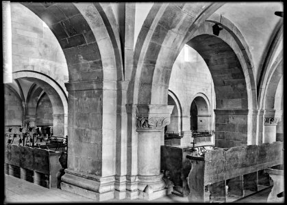 CH-NB - Zürich, Grossmünster, vue partielle intérieure - Collection Max van Berchem - EAD-6589