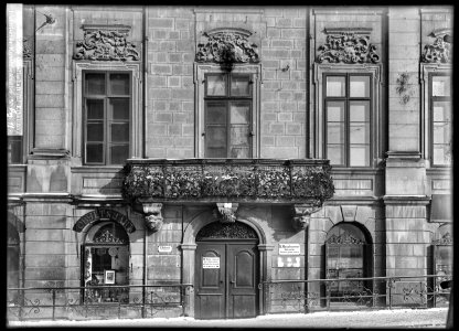 CH-NB - Zürich, Zunfthaus zur Meise, vue partielle extérieure - Collection Max van Berchem - EAD-6591