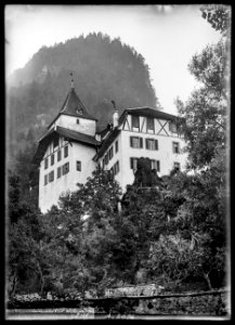 CH-NB - Wimmis, Schloss, vue partielle extérieure - Collection Max van Berchem - EAD-6711