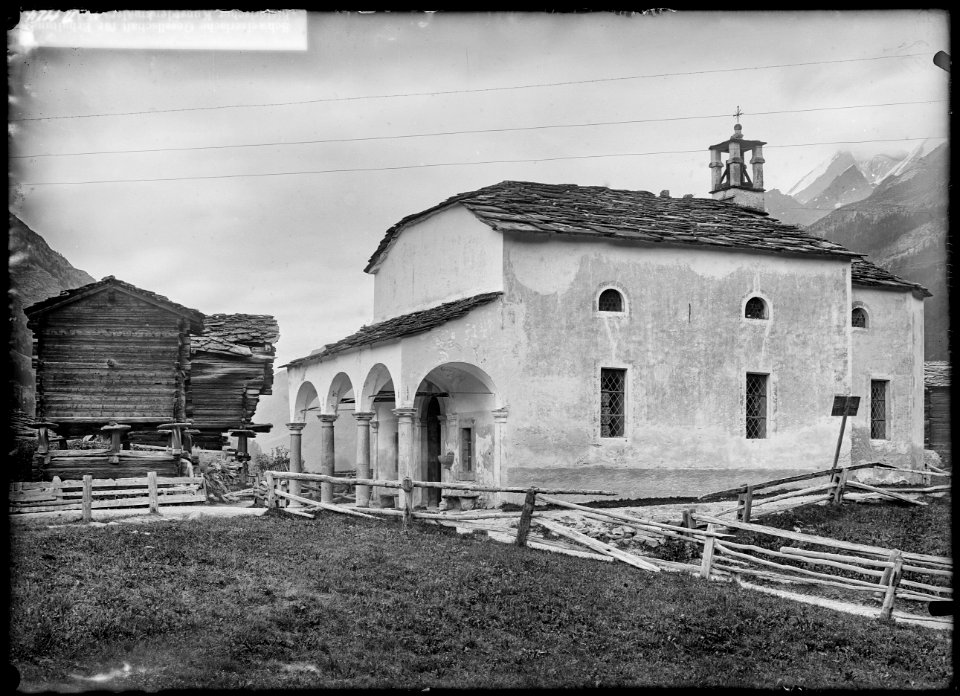 CH-NB - Zermatt, Kapelle Zur Heiligen Familie, vue d'ensemble - Collection Max van Berchem - EAD-8652