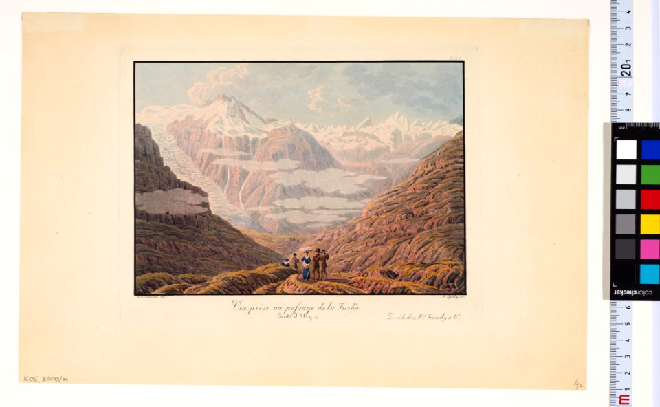 CH-NB - Vue prise au passage de la Furka Cant. d'Ury - Grafiken Orts- und Landschaftsansichten - GS-GRAF-ANSI-UR-20