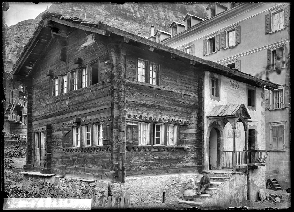 CH-NB - Zermatt, Haus, vue d'ensemble - Collection Max van Berchem - EAD-8655