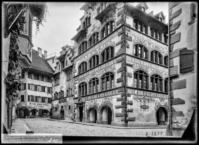 CH-NB - Zug, Rathaus, vue partielle extérieure - Collection Max van Berchem - EAD-6802