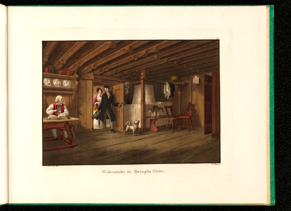 CH-NB - Wohnstube in Zwinglis Hütte - Collection Gugelmann - GS-GUGE-283-25