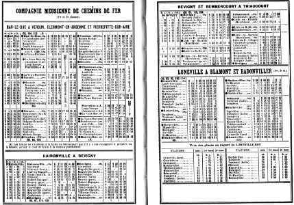 Chaix 1914 - Meusien