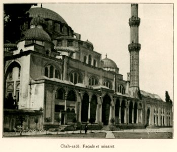 Chah-zadé Façade et minaret - Barth Hermann - 1913
