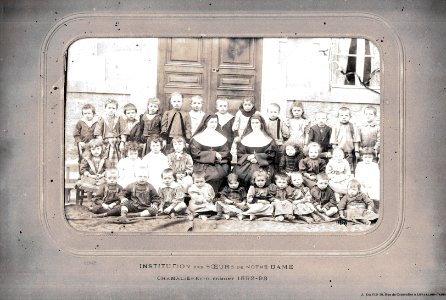 Chamalières, institution des Sœurs de Notre-Dame (J David, 1892-93) photo