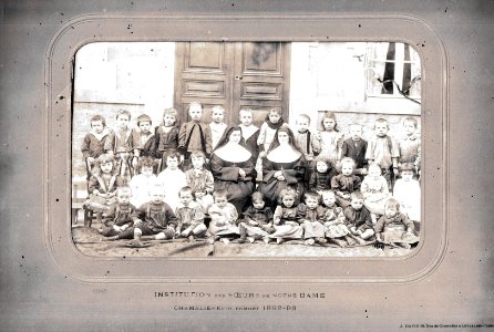 Chamalières, institution des Sœurs de Notre-Dame (J David, 1892-93)