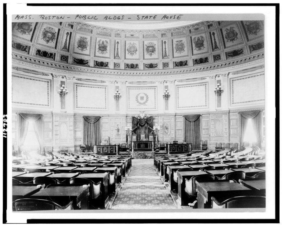 Chamber in State House, Boston, Massachusetts LCCN95501300