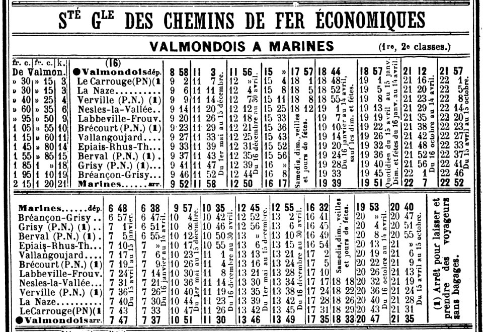 Chaix 1914 - Valmondois a Marines
